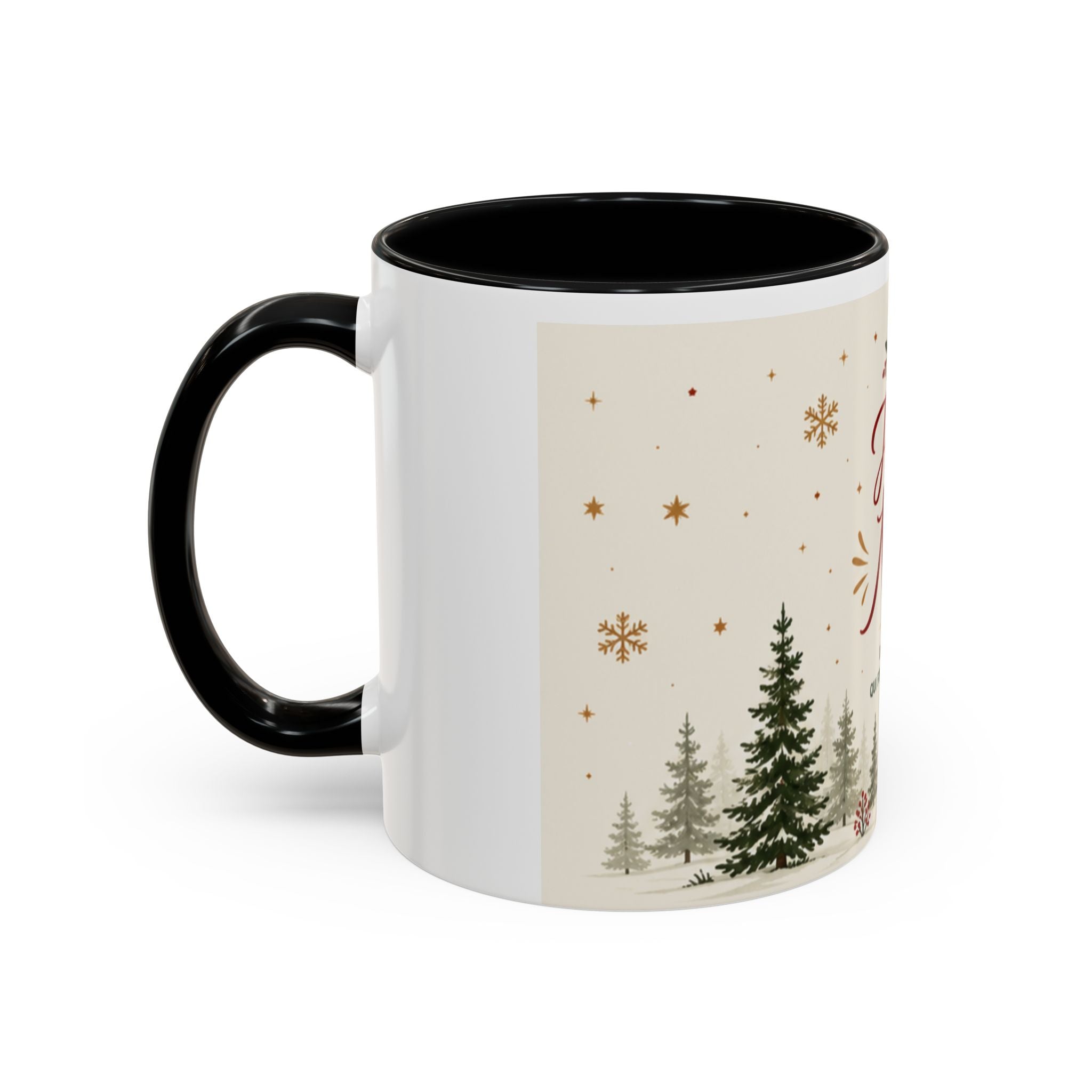Mug de Noël "Joyeux Noël" – Décor Village & Sapins | Idée Cadeau Fête