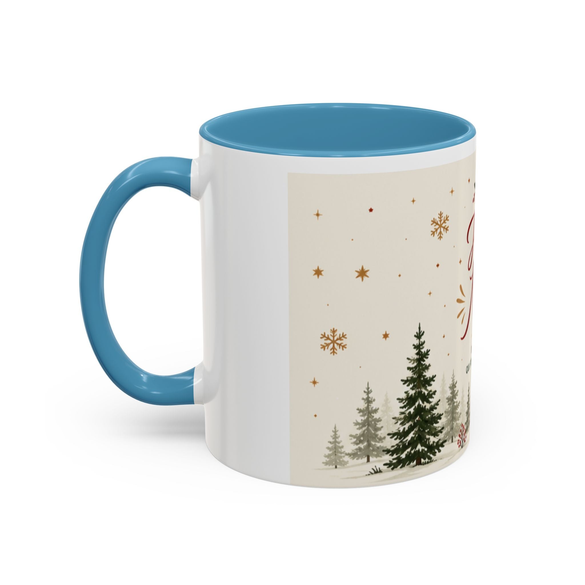 Mug de Noël "Joyeux Noël" – Décor Village & Sapins | Idée Cadeau Fête