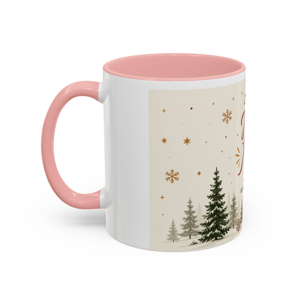 Mug de Noël "Joyeux Noël" – Décor Village & Sapins | Idée Cadeau Fête