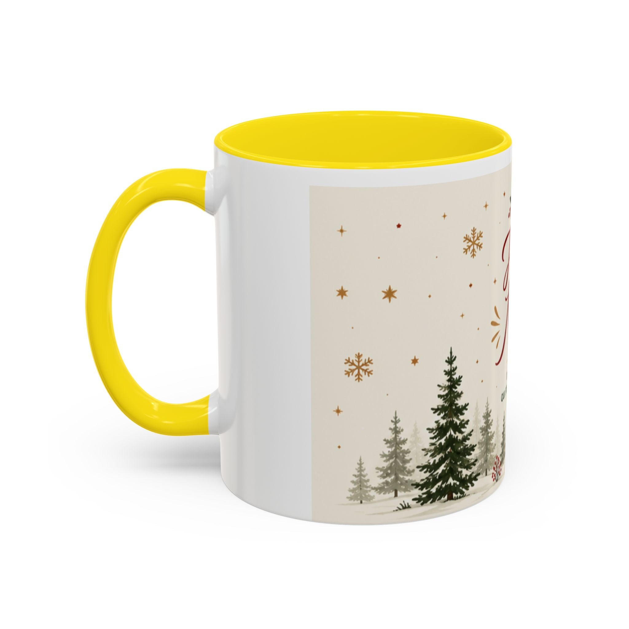 Mug de Noël "Joyeux Noël" – Décor Village & Sapins | Idée Cadeau Fête