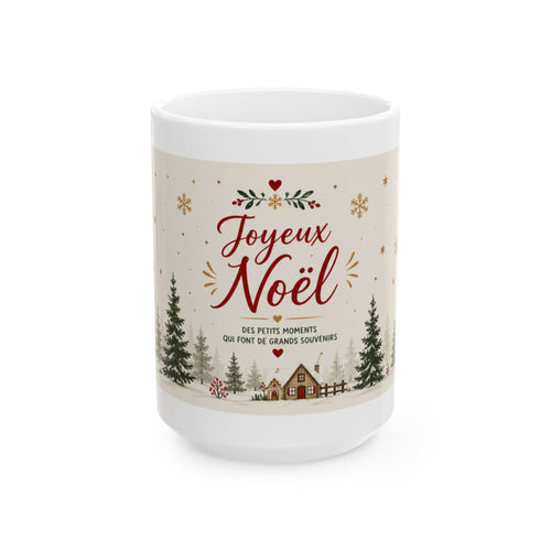 Ceramic Mug traditionnel joyeux Noël