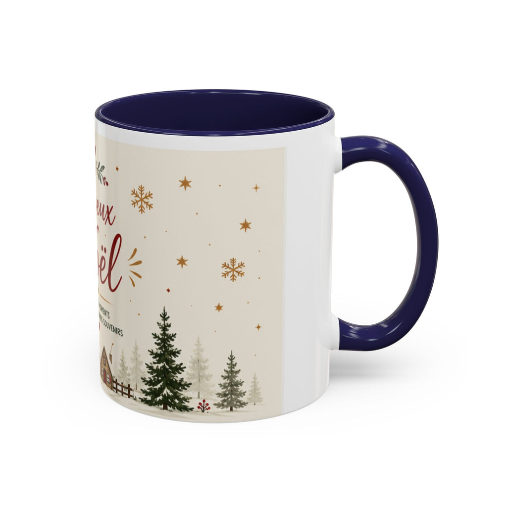 Mug de Noël "Joyeux Noël" – Décor Village & Sapins | Idée Cadeau Fête